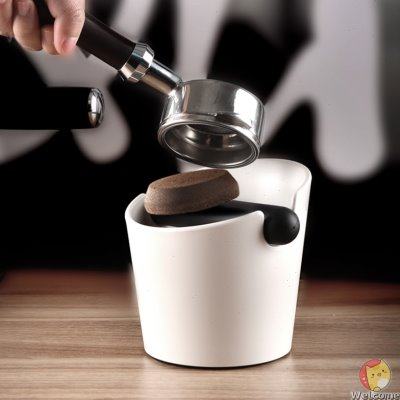 咖啡粉渣桶防滑敲渣桶商用加厚敲渣槽粉渣盒咖啡器具吧台垃圾桶