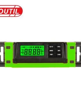 DL420数显水平尺磁性水平尺电子倾角仪LCD数显屏幕水平尺铝材外