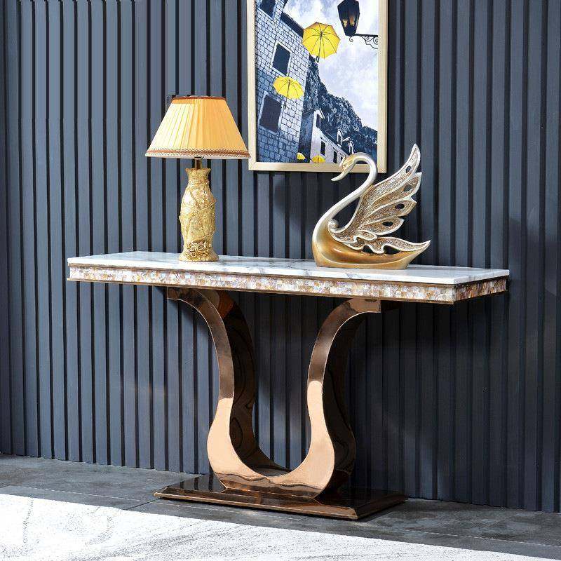 意式轻奢大理石玄关桌不锈钢岩板玄关台入户玄关柜门厅靠墙端景台,特色手工艺,其他特色工艺品,淘宝优惠券,粉丝福利购,淘宝优惠卷