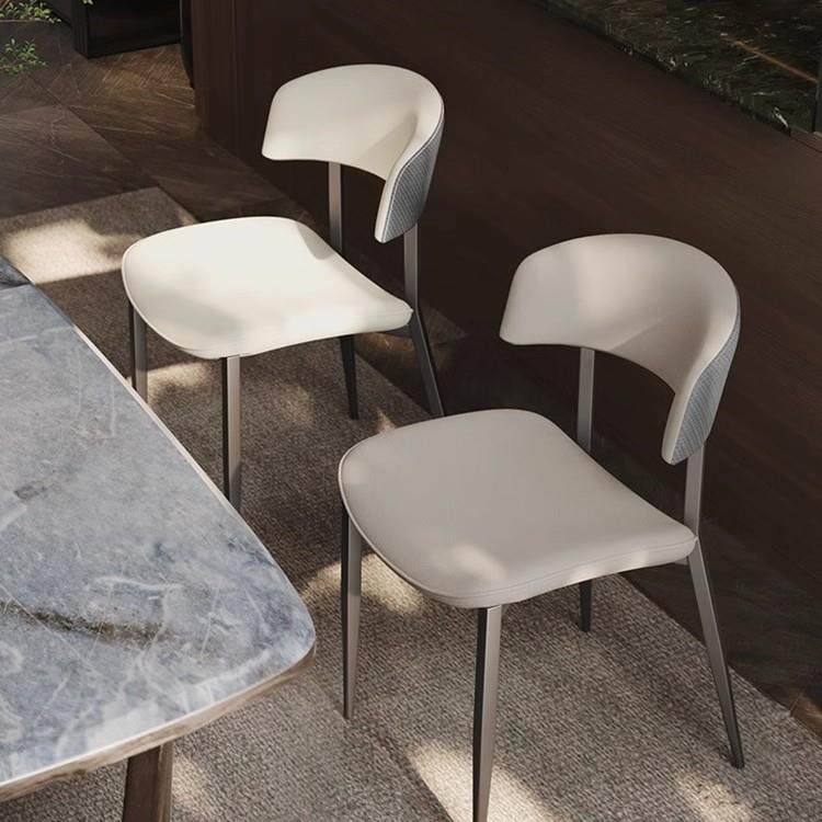 意式极简真皮餐椅现代简约北欧中古风软包岛台客餐厅靠背椅子轻奢,金属材料及制品,金属加工件/五金加工件,淘宝优惠券,粉丝福利购,淘宝优惠卷