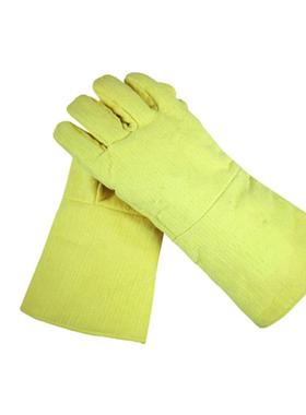 KEVLAR耐高温手套650度芳纶密织布隔热阻燃防火手套凯芙拉面料