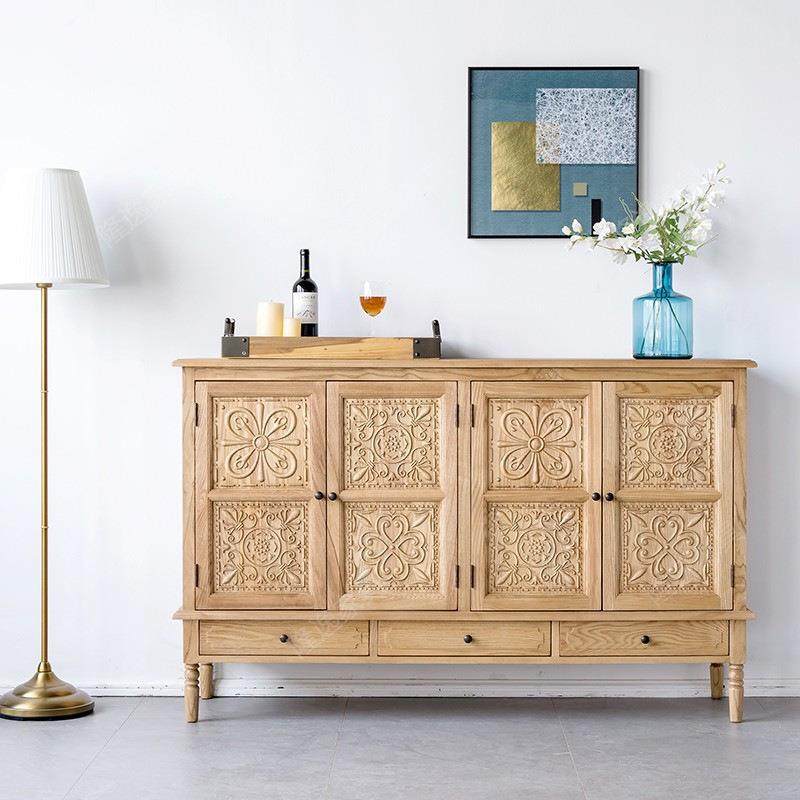 美式实木斗柜复古雕花玄关装饰柜法式乡村客厅卧室边柜民宿收纳柜,自行车/骑行装备/零配件,更多零件/配件,淘宝优惠券,粉丝福利购,淘宝优惠卷