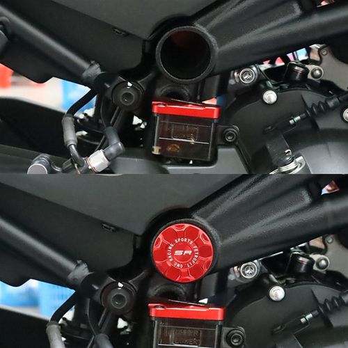 22款春风450SR改装车架装饰盖螺丝帽大架堵头塞防尘盖铝合金配件