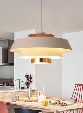 现代简约铁艺吊灯个性白色ph北欧设计创意客厅卧室led餐厅吊灯