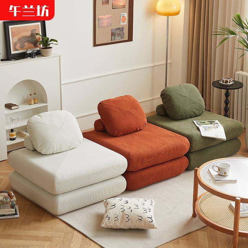 折叠懒人沙发客厅组合单人可睡可躺沙发麻薯豆腐块小户型布艺沙发,特色手工艺,其他特色工艺品,淘宝优惠券,粉丝福利购,淘宝优惠卷