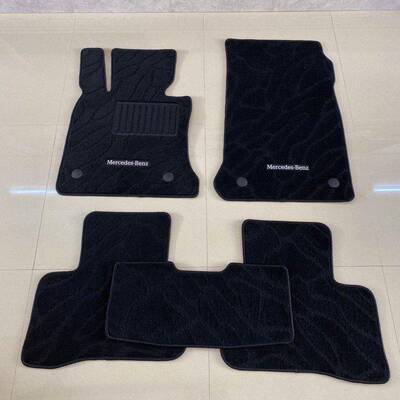 适用奔驰原厂款E300LE260LC260LC200LA200LGLC260L汽车脚垫毛地毯