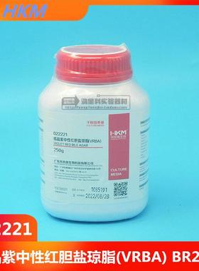 广东环凯结晶紫中性红胆盐琼脂VRBA250g