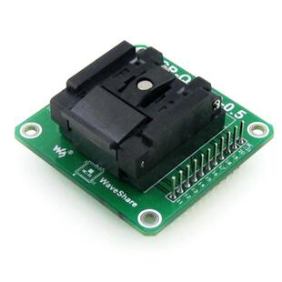 MLF20QFN20QFN-20BT-0.5-01通用测试座带排针兼容2.54mm万用板