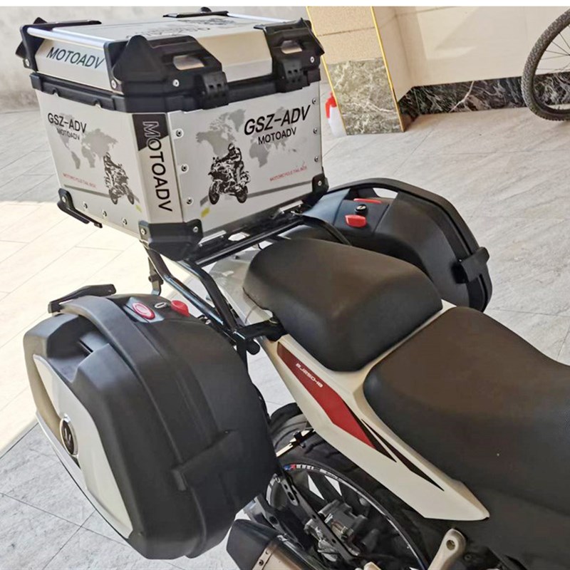 适用于贝纳利金鹏TRK251边箱三箱BJ250-18改装挂箱侧箱尾箱后备箱