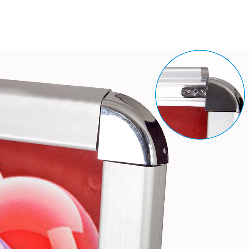 单面人字架dA字板铝合金海报架A型广告架展示架展牌折叠x展架