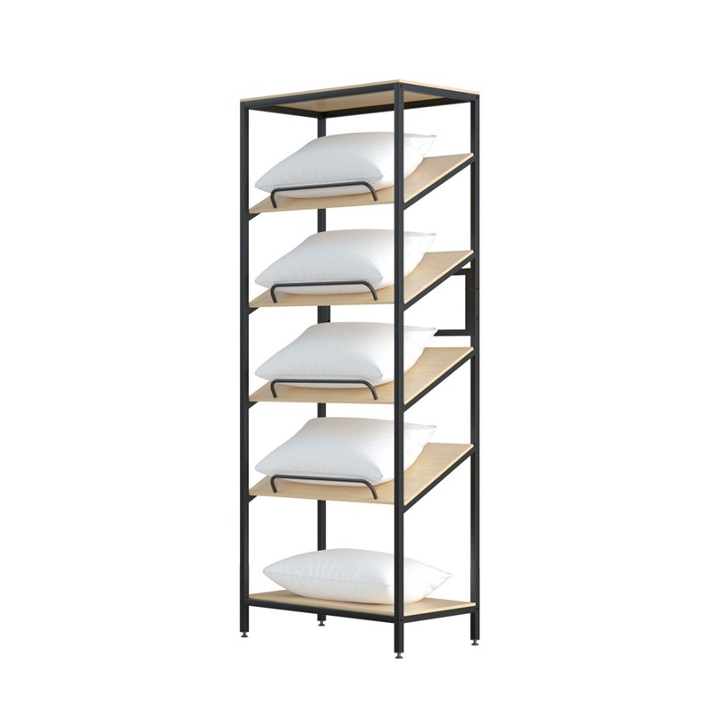 金色家纺枕头展示架枕芯陈列架展示柜抱枕样品P展示柜家纺货柜展