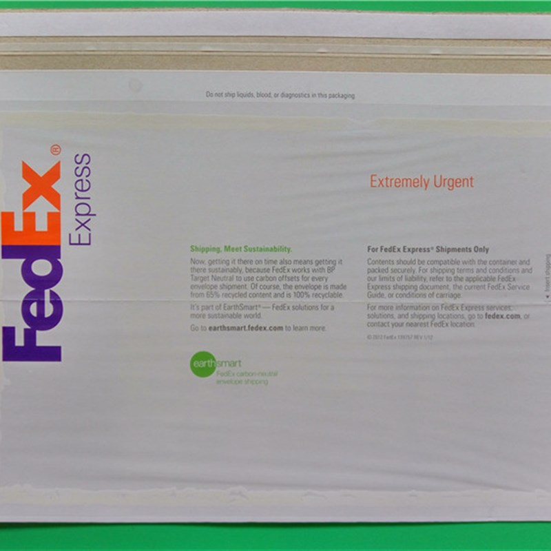 联邦fedex国际快递出口专用随货文件封信封文件袋文件壳全国包邮