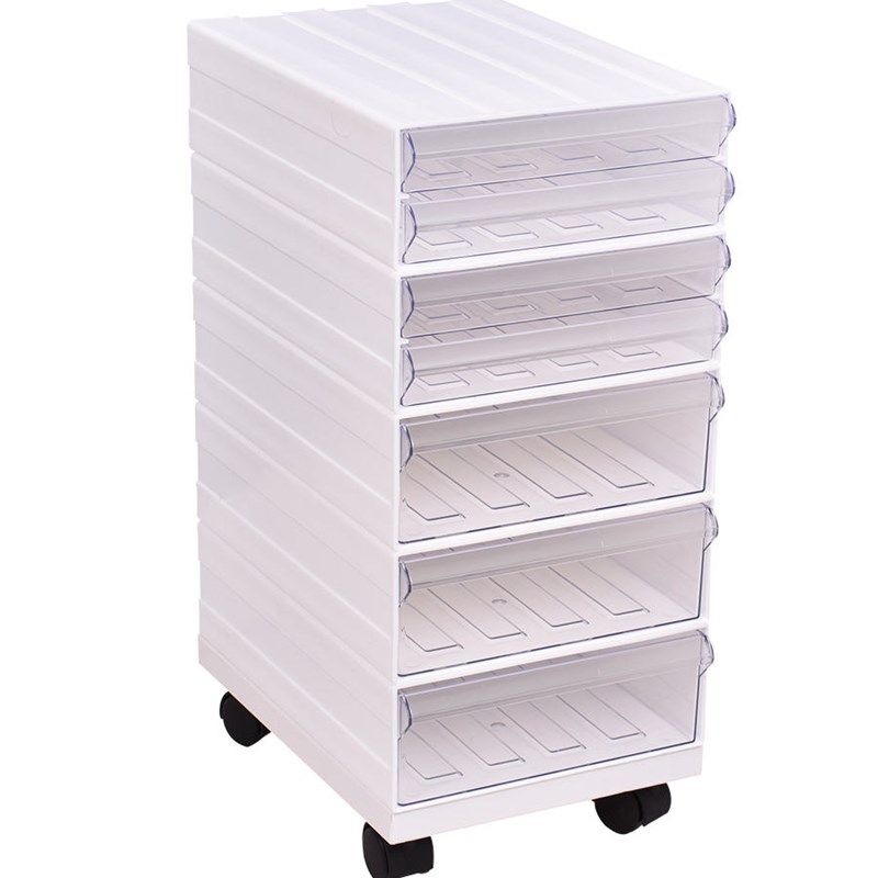 多层带轮收纳盒桌面抽屉式办公文件塑料收纳盒桌下可移动整理柜子,收纳整理,桌面收纳盒,淘宝优惠券,粉丝福利购,淘宝优惠卷