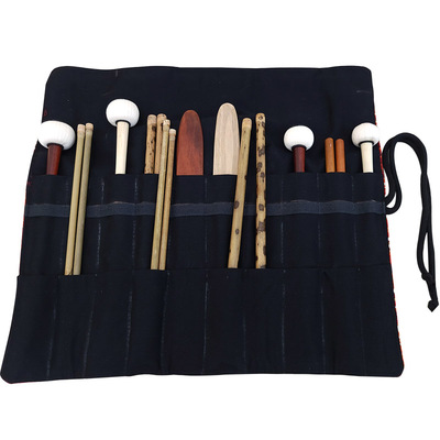 新款京剧鼓板包三块云板手板套越剧秦腔鼓师垫腿布锣槌鼓棒裹卷包