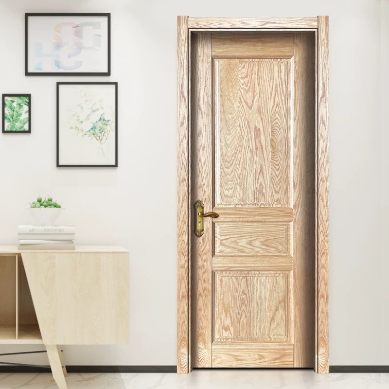 北美红橡木原木红橡木定制烤漆门A卧室房门室内卧室门烤漆新中式