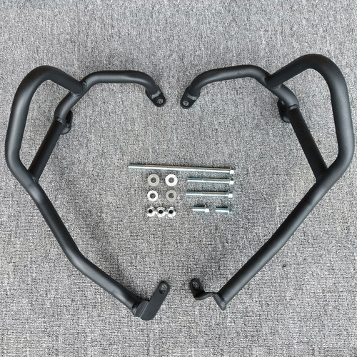 适用隆鑫无极350AC机车改装保险杆J护杠防摔杠引擎保护杠配件