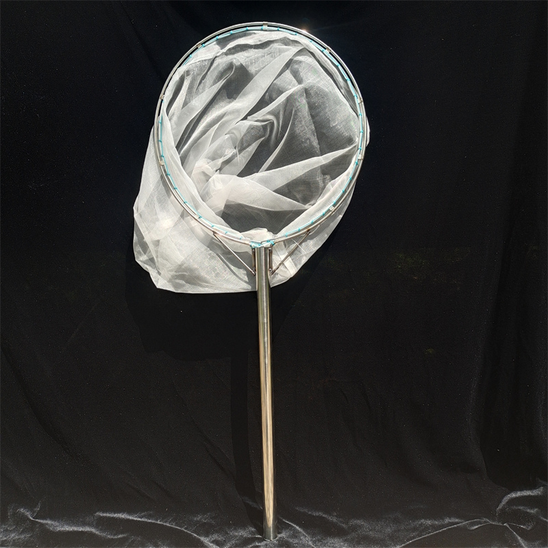 不锈钢一体全套抄网100目捞虾A赶海不伤鱼捞鱼网鱼粪清洁网兜大物