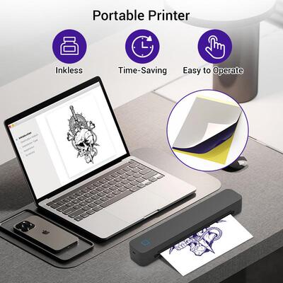 Tattoo printer纹身专用打印机商业可连接手机热敏打印机刺青打印