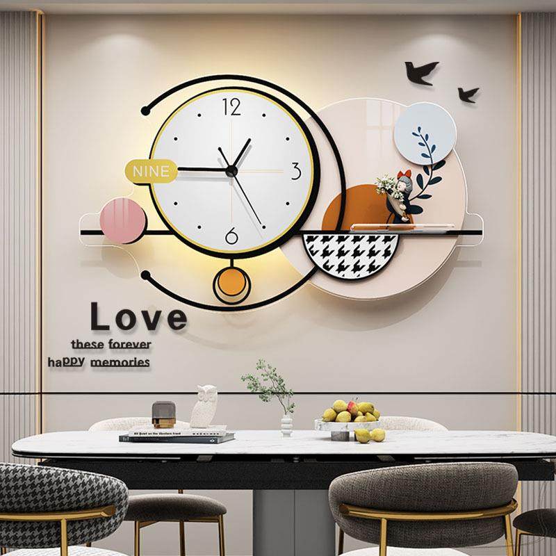 网红餐厅时尚欧式挂钟客厅家用艺术轻奢时钟现代装饰静音挂墙钟表,特色手工艺,其他特色工艺品,淘宝优惠券,粉丝福利购,淘宝优惠卷