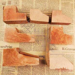 石楠木烟斗料意大利块木料根瘤手工大中小料直斗坯