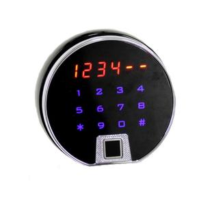 指纹触屏LED圆形枪柜专用电子锁指纹电子保险柜智能密码 锁lock