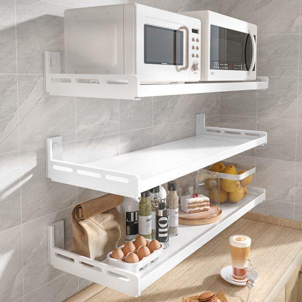 德国FZY厨房微波炉置物架免打孔壁挂式多功能收纳架上墙调味料架,厨房/烹饪用具,微波炉置物架,淘宝优惠券,粉丝福利购,淘宝优惠卷