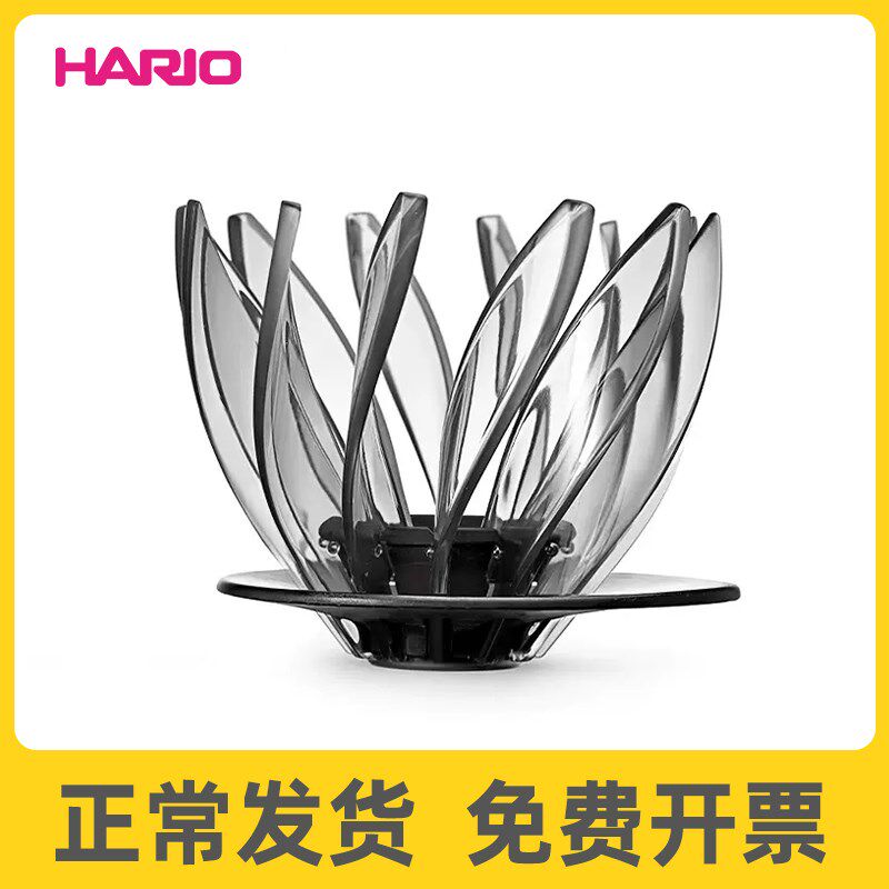 HARIO手冲咖啡滤杯v60睡莲滴漏式滴滤器咖啡过滤杯12片可替换花瓣
