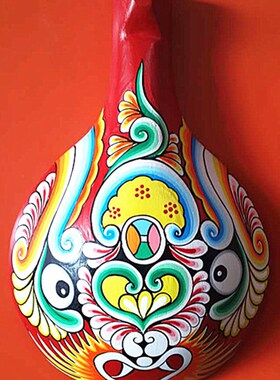 鼎麓 民间工艺品 手绘马勺脸谱 宝鸡社火脸谱 陕西文化艺术品挂件