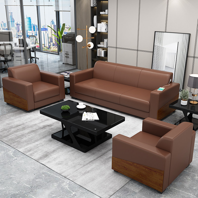 办公沙发茶几组合套装现代简约办公室接待洽谈会客商务三人位沙发,商业/办公家具,沙发,淘宝优惠券,粉丝福利购,淘宝优惠卷