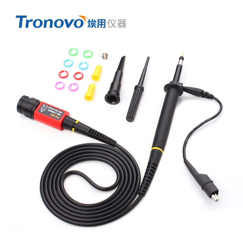 示波器探头通用型P4100高压探棒探针100X衰减2000VV高压表笔测试