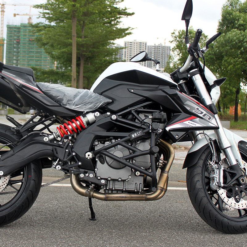 适用于贝纳利21款TNT600i黄龙追600BN BJ改装护杠防摔保险竞技杠