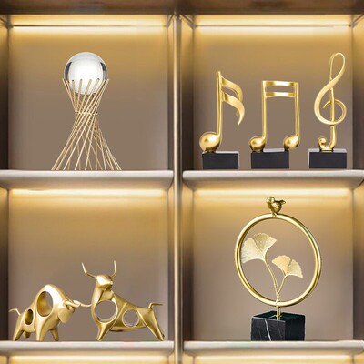 轻奢高档酒套软装搭配柜装客厅电视柜玄关样品房间摆饰家居装件品