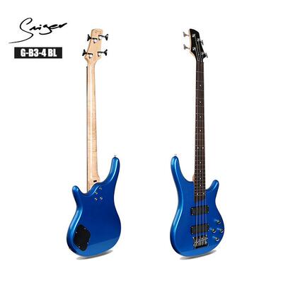 直销四弦电贝斯G-B3-4演出专用电贝斯实木双双拾音器Bass