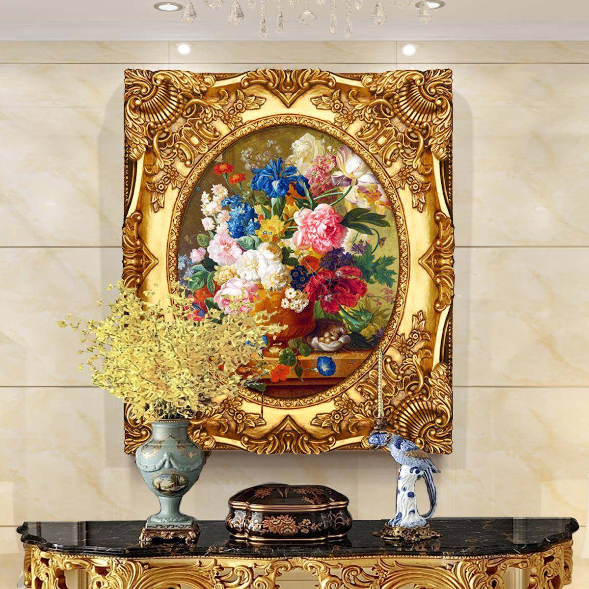 玄关过道装饰画欧式高端画卧室挂画富贵花餐厅过道壁画油画,智能设备,其他智能设备,淘宝优惠券,粉丝福利购,淘宝优惠卷