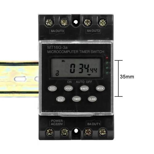MT16G-3a电子可编程时间开关220VAC25A1分钟到168小时数字自动