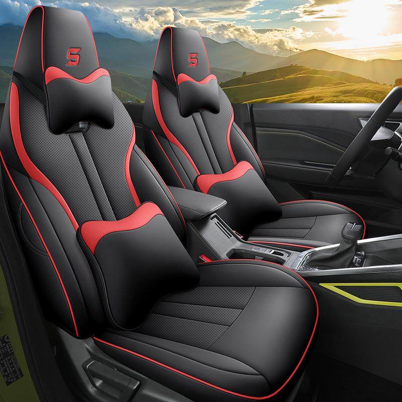 五菱星驰纳帕皮五座SUV原车纹路1:1专用汽车坐垫四季全包专车座