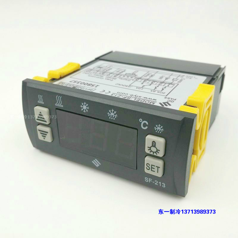 JL-213温控器 双表双显示温度控制器 SF-213冰柜展示柜雪柜温控器