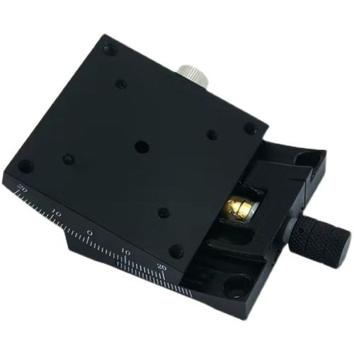 X轴角度倾斜台GFG40/60弧形滑台水平测角仪可调角度手动位移平台