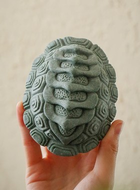 新中式富甲八方招财乌龟茶宠摆件鱼缸造景创意国潮客厅桌面装饰品