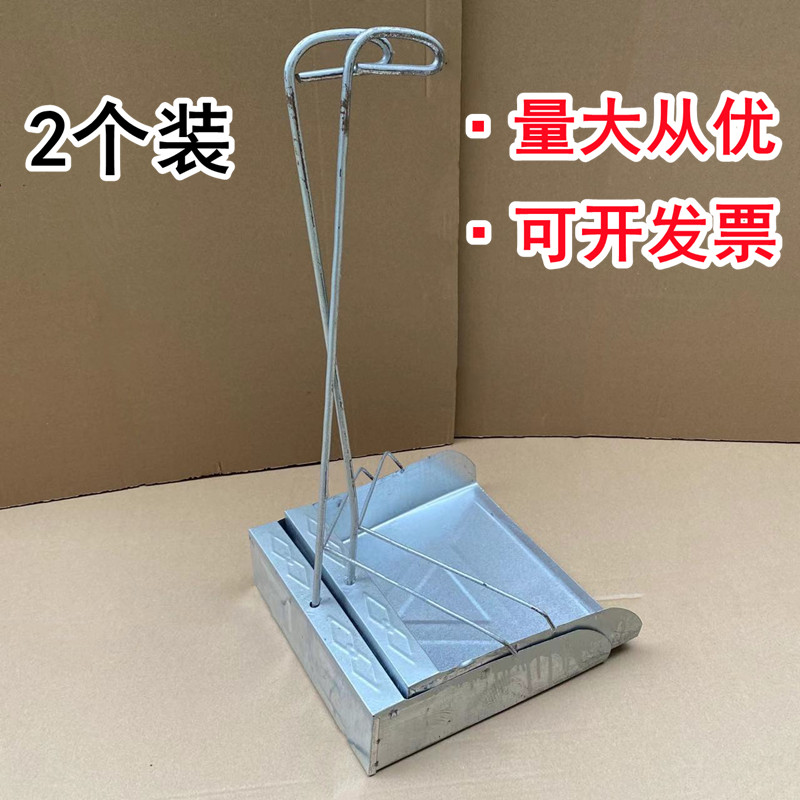 家用加厚铁皮扫地铁撮箕簸箕学校环卫工厂耐用垃圾铲铁畚斗箕扫把