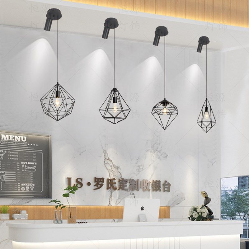 铁艺发廊美发店专用灯店铺创意理发店火锅店吊灯咖啡休闲吧商用灯,家装灯饰光源,酒店/宴会厅/餐饮吊灯,淘宝优惠券,粉丝福利购,淘宝优惠卷