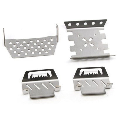 1/ 81/10易控YK4102 4103 4082底盘前护板护蛋前杠不锈钢护甲防护