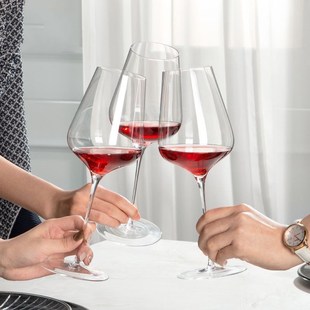 新款 女士波尔多葡萄酒高脚杯水晶勃艮第红酒杯轻奢高档家用 欧式