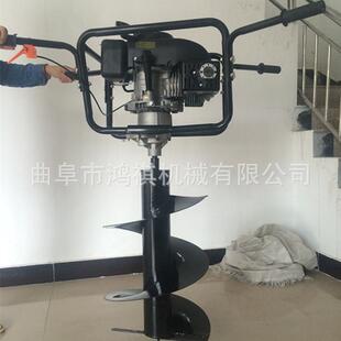 宜都汽油打坑机树苗挖洞机D轻便手提挖坑机