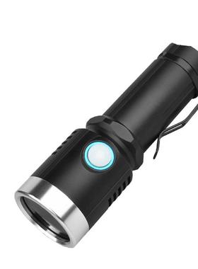 USB充电伍德氏灯10W验钞照玉照猫藓灯365nmUV紫外线黑镜紫光手电