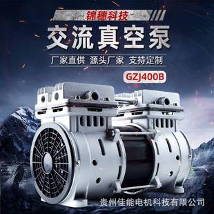 锦穗科技220V50Hz400W真空泵静音小型真空泵无油真空泵微型负压泵