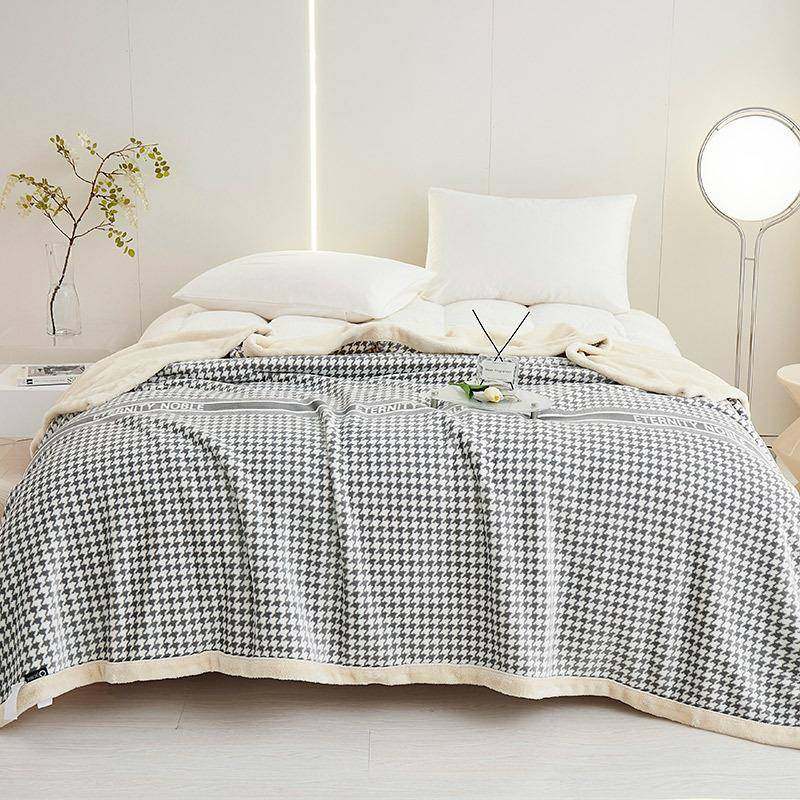 新品5斤重欧棉绒毛毯双层加厚冬季单双人床盖毯床上用品被子,特色手工艺,其他特色工艺品,淘宝优惠券,粉丝福利购,淘宝优惠卷