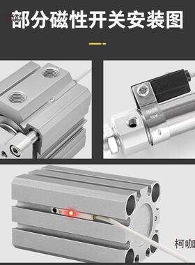气缸磁性开关感应线D-A93Z73C73CS-9DCS1-G/J/U/M/HM9麦太保