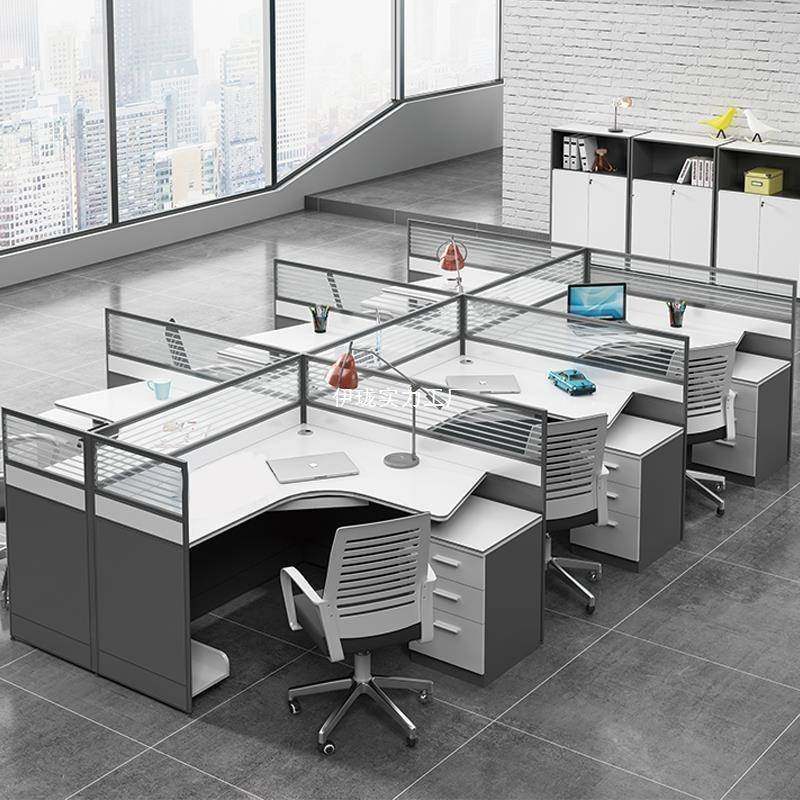 屏风办公桌4人位简约办公室电脑桌办公家具隔断职员办公桌椅组合,清洗/食品/商业设备,风口/风叶/风机配件,淘宝优惠券,粉丝福利购,淘宝优惠卷
