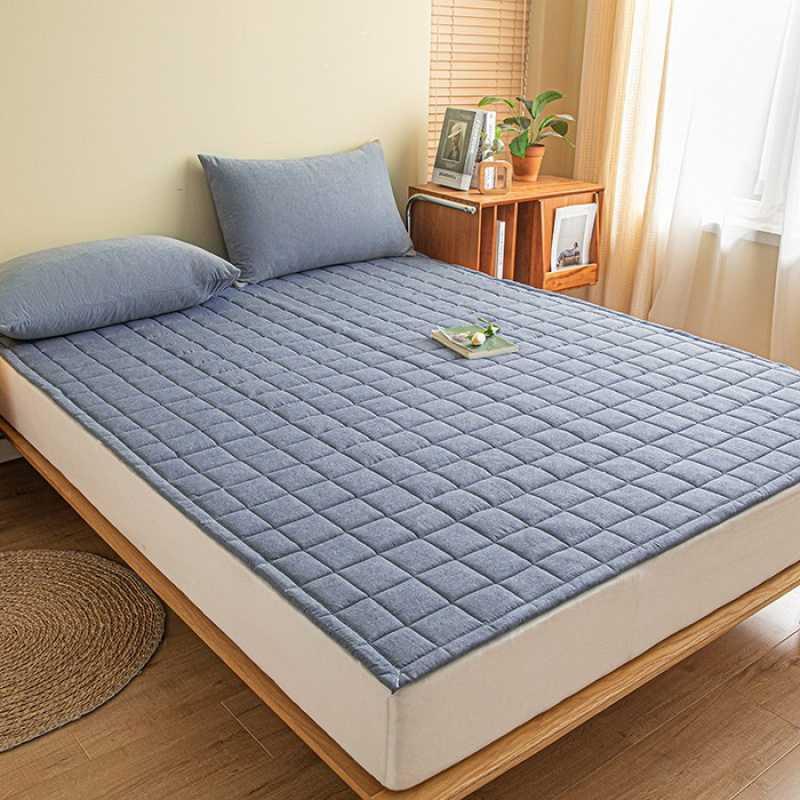 2025薄款水洗棉棉花床垫床褥床榻榻米租房床褥子学生宿舍垫被铺底